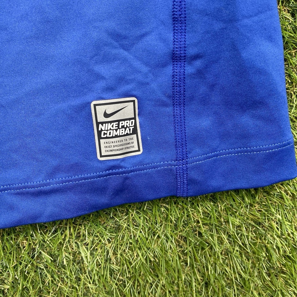 Nike Pro Training Tank Top Mens Medium Dri-Fit Sleeveless Slim Fit Blue 838087 - Picture 10 of 14